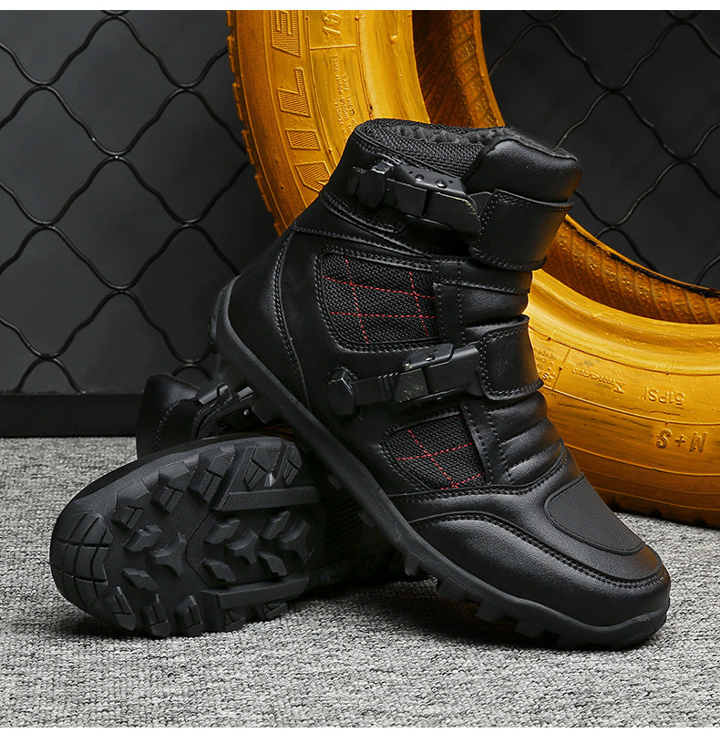 Male Knight Four Seasons Motorcycle Boots