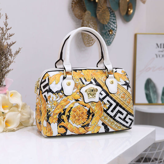 Explosive Style Handbag Boston Print