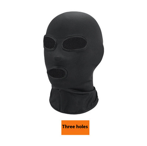 Riding Sun Block And Dustproof Headgear Pure Black Ice Breathable