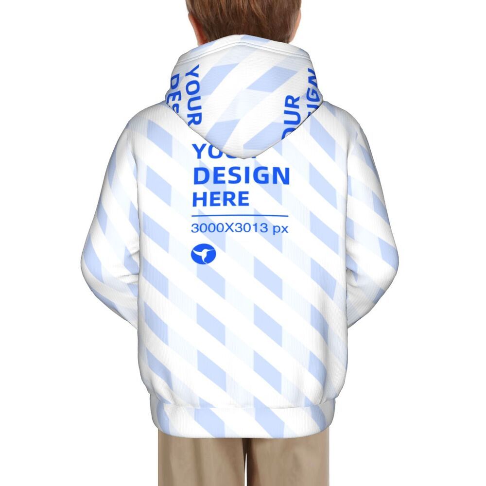 School Home Youth Hooded Long-sleeve Sweater