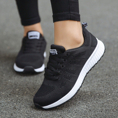 Mesh Flat Sneakers