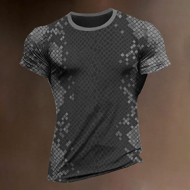 Zomer Snel drogend materiaal Sport T-shirt Outdoor Running T-shirt Heren