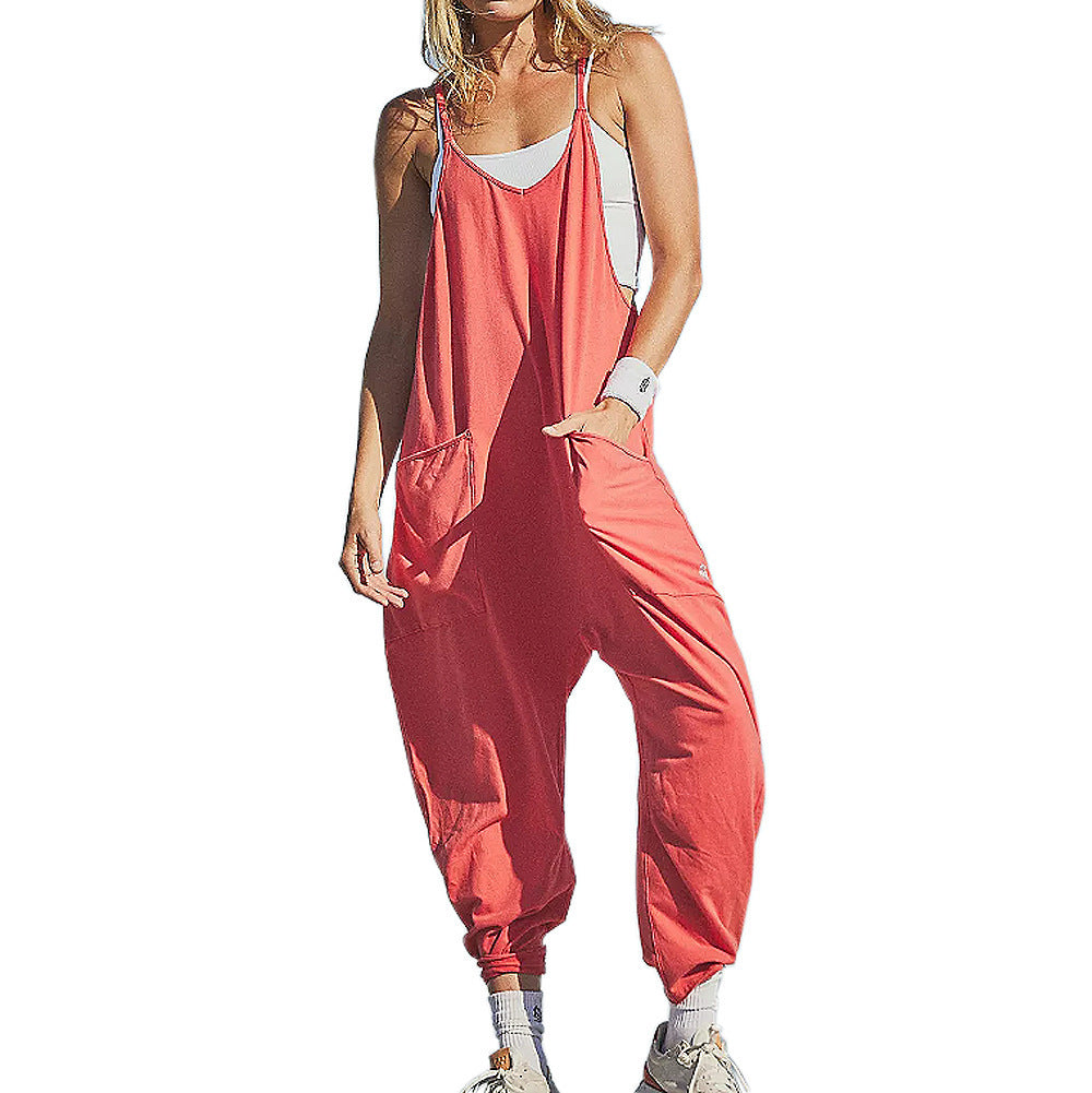 Loose Sleeveless Spaghetti Strap Jumpsuits "50% Off"