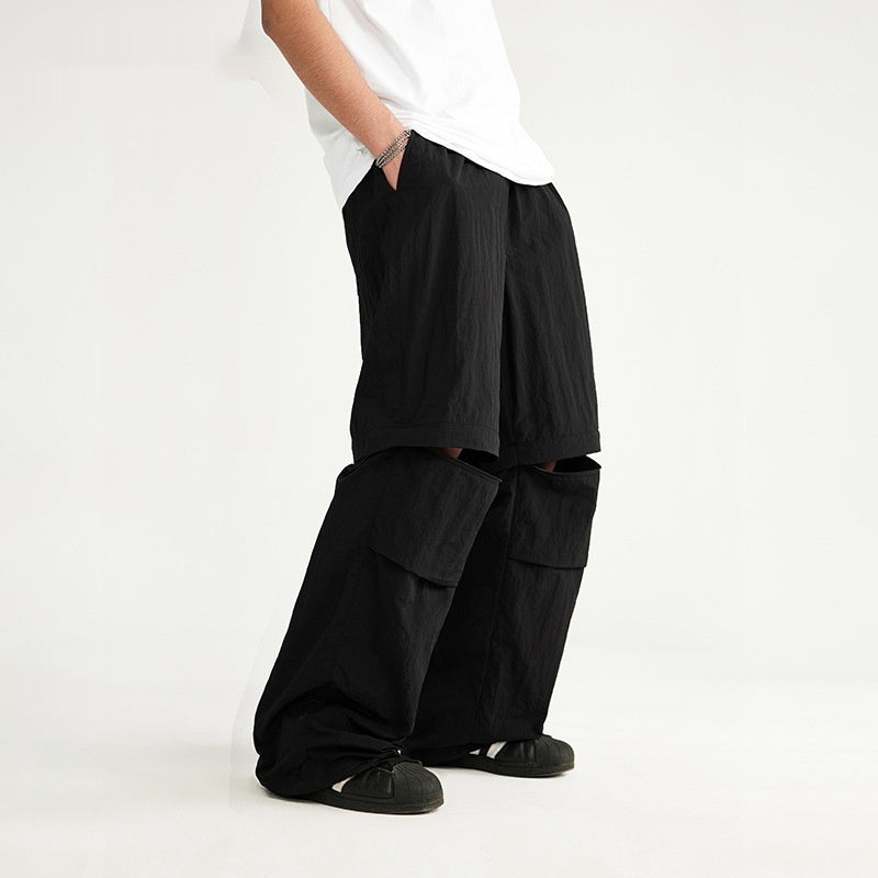 Wide Leg Detachable Pants