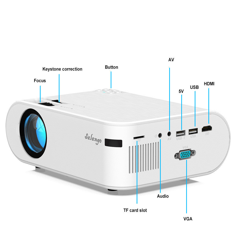 Draagbare slimme projector ondersteunt thuisgebruik