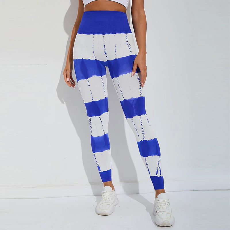 Tie-Dye naadloze sportlegging met hoge taille