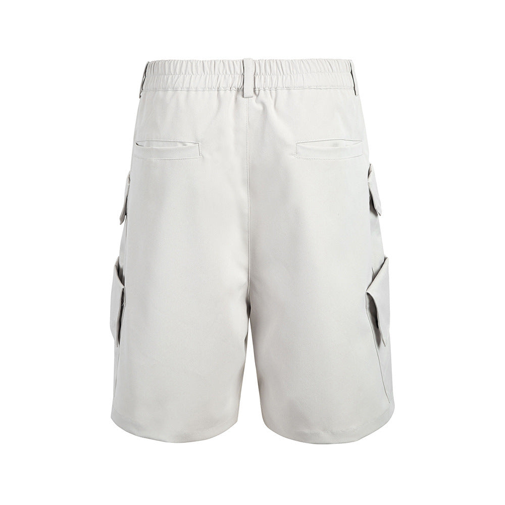 Onregelmatige zak Losse rechte shorts