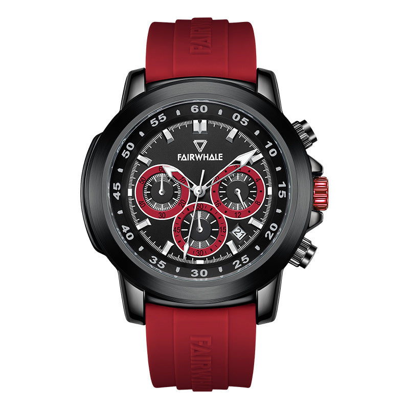 Drie ogen en zes naalden multifunctioneel Daytona horloge