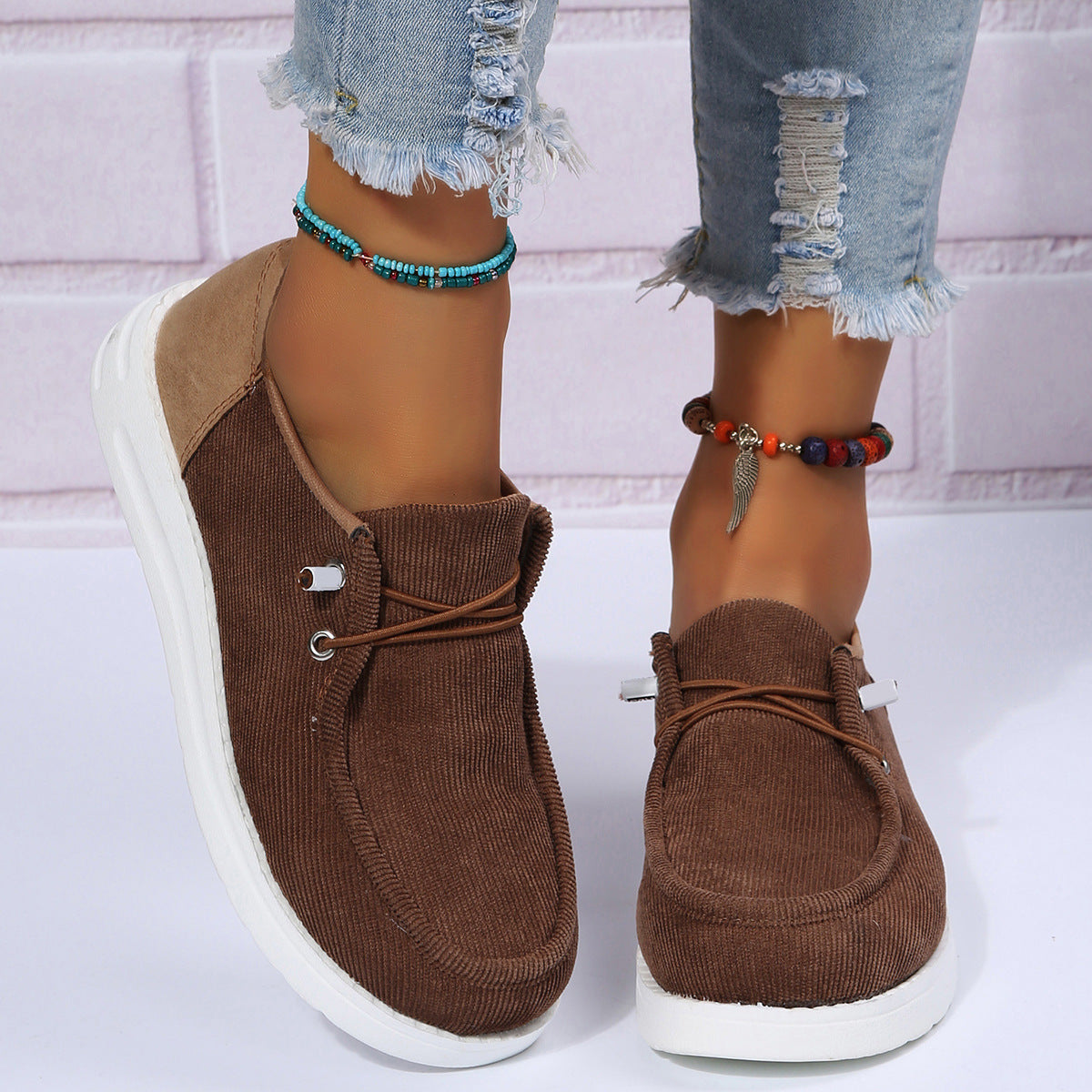 Elastic Band Casual Shoes