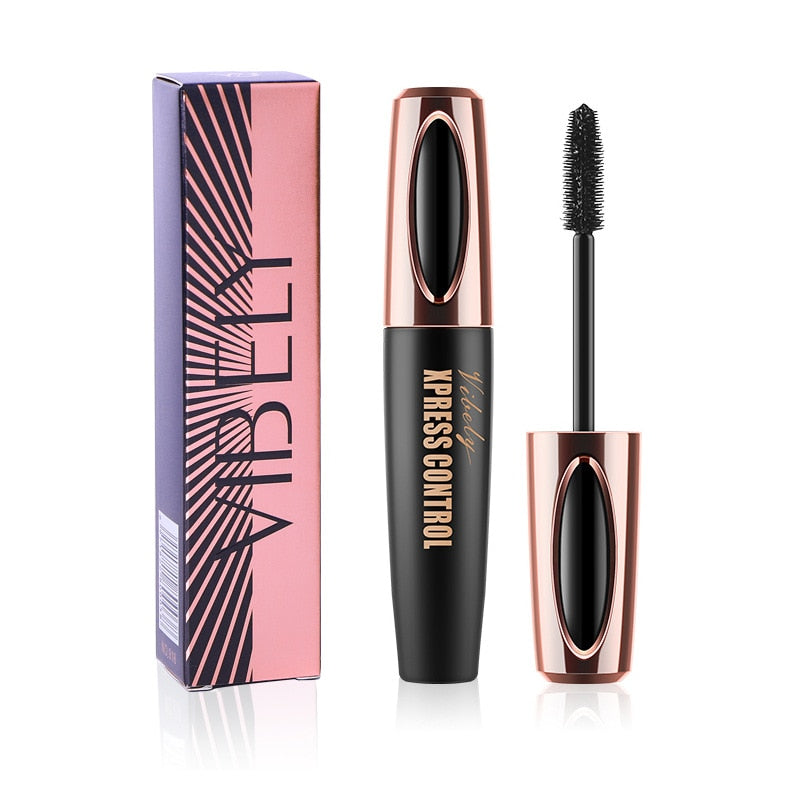 Silk Fiber Waterproof and Easy to Dry Mascara 4D