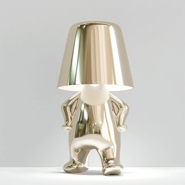 Lampe de table LED Italie Little Golden Man