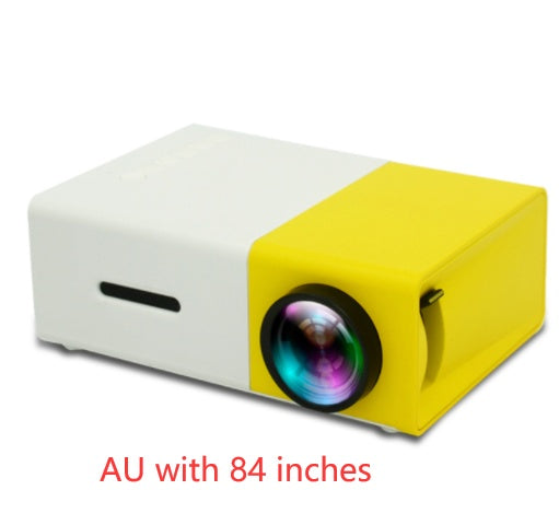 Draagbare projector 3D Hd Led Home Theater Cinema HDMI-compatibele USB-audioprojector Yg300 Mini-projector