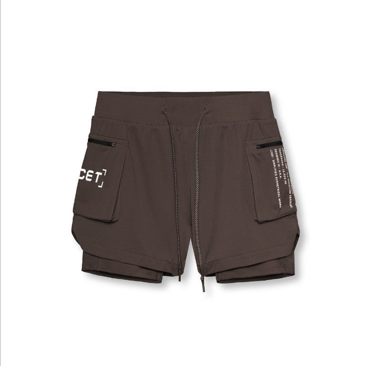 Basketball Double-layer Shorts