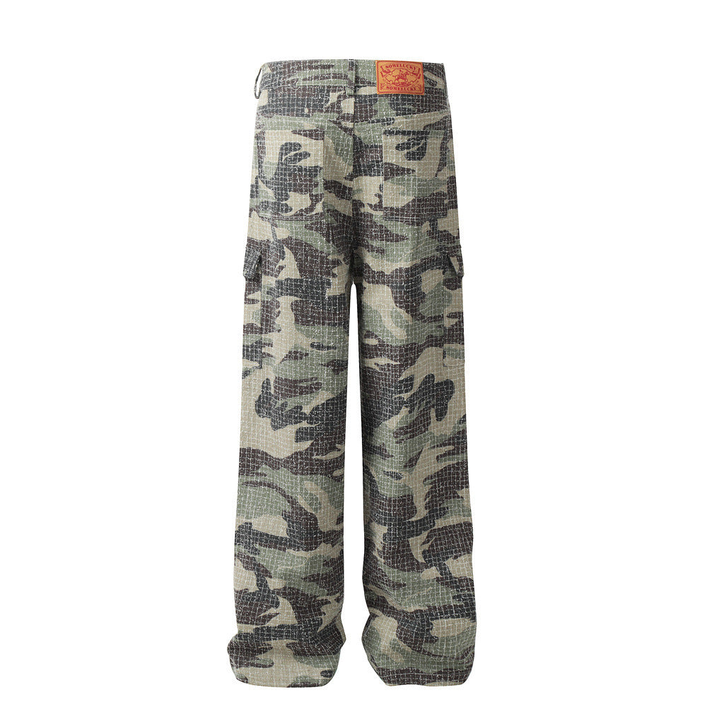 Heren Outdoor Camouflage Sports Fold Paratrooper Broek