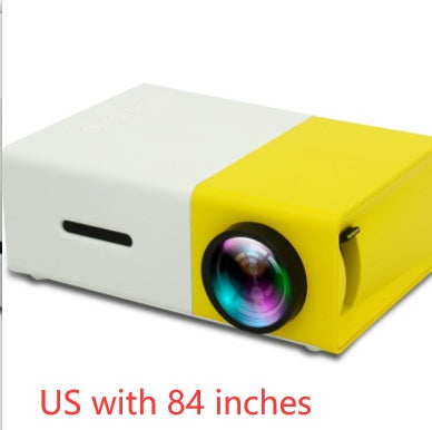 Draagbare projector 3D Hd Led Home Theater Cinema HDMI-compatibele USB-audioprojector Yg300 Mini-projector