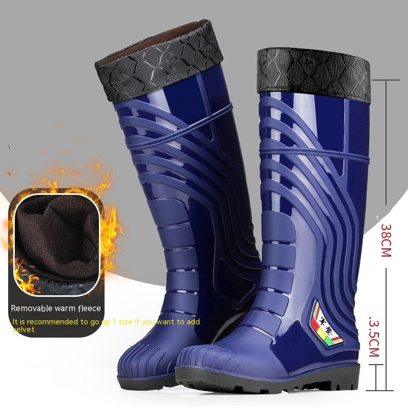 Mid-calf Rubber Rain Boots