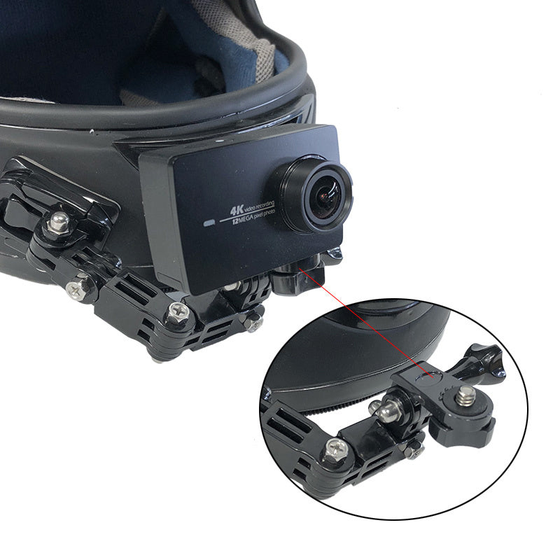 Camera bracket motorcycle helmet