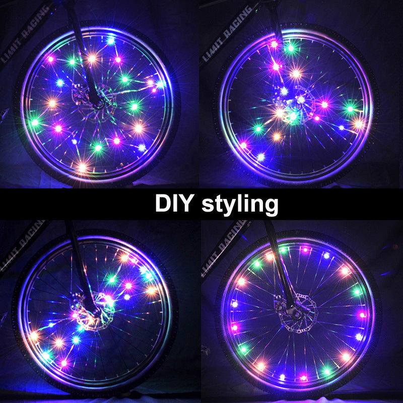 Glowing LED Bicycle Wheel Light Cycling