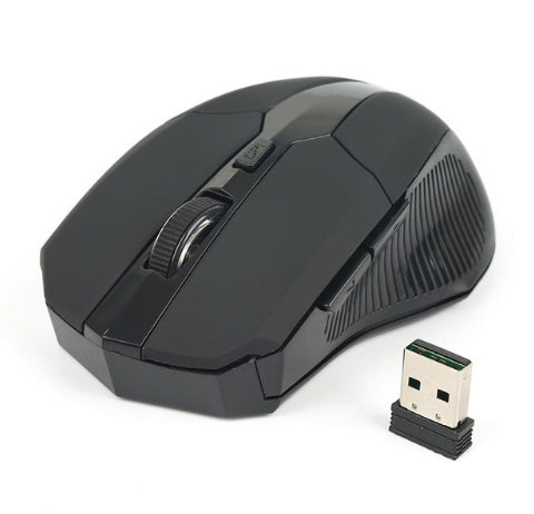 Promotie Nieuwe 2.4GHz draadloze muis USB optische gamemuis voor laptopcomputer draadloze muis van hoge kwaliteit