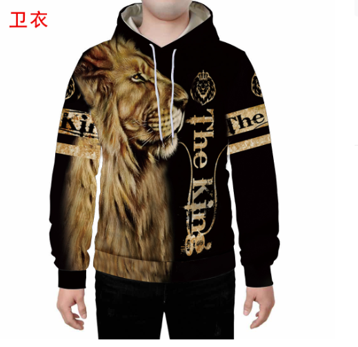 Lion, White Tiger Hoodies