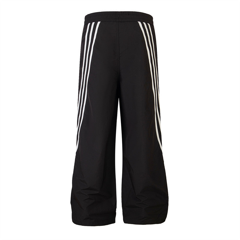 Three Bars Sports Wide Legs Trousers