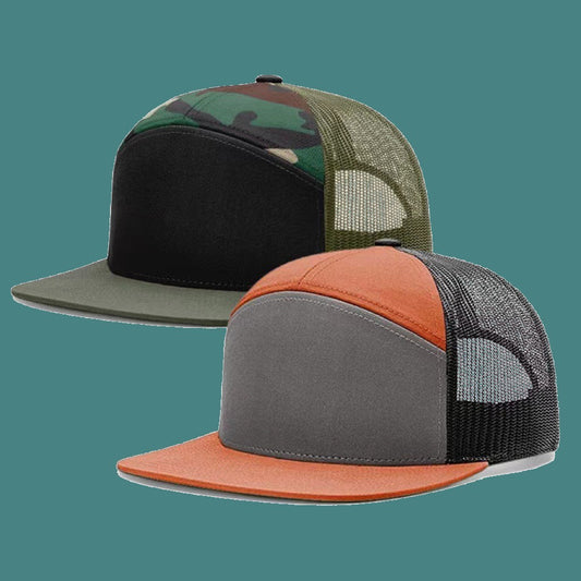 Flat Brim Baseball Cap Seven Pieces