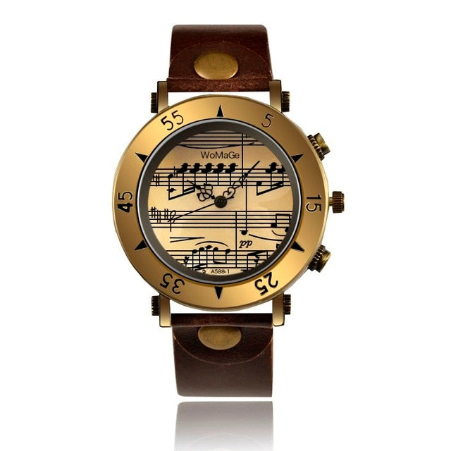 Montres pour femmes de mode de style musical