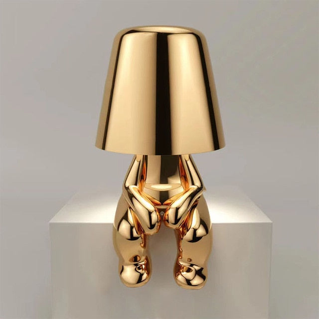 Lampe de table LED Italie Little Golden Man