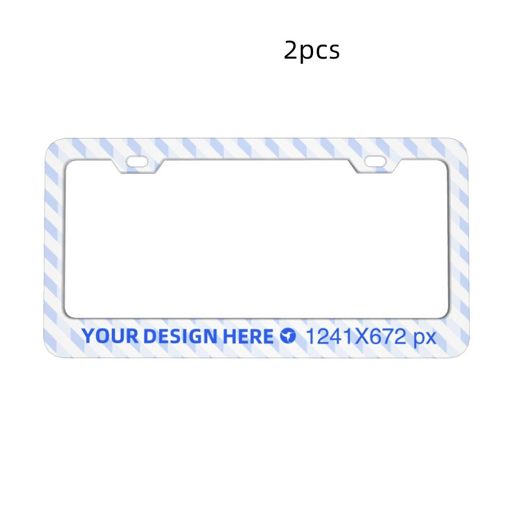 Lightweight And Durable Round Hole Flat Hole License Plate Frame