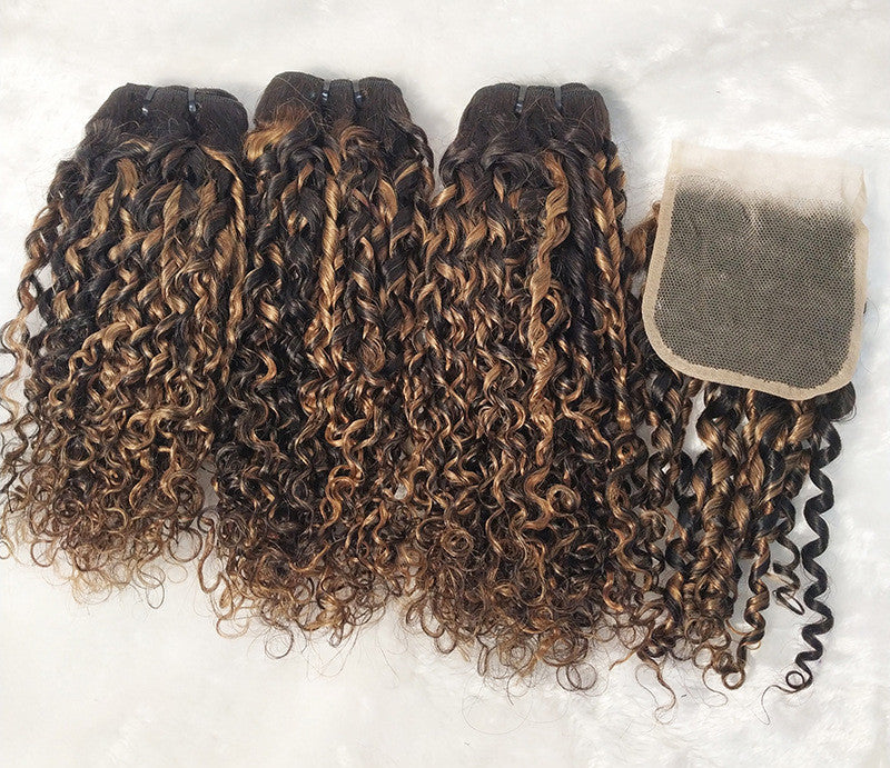 Brazilian Human Hair Color Lace Block