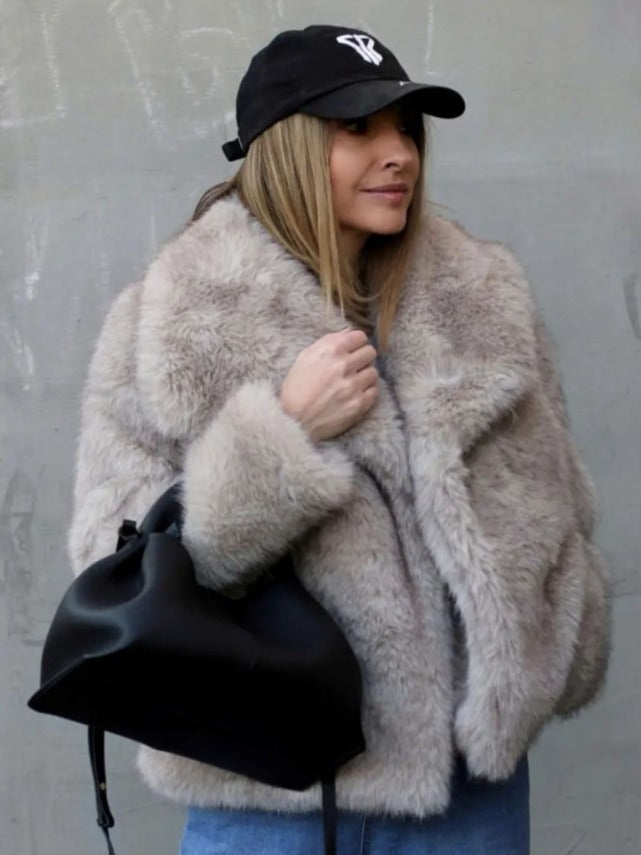 Plush Fur Coat