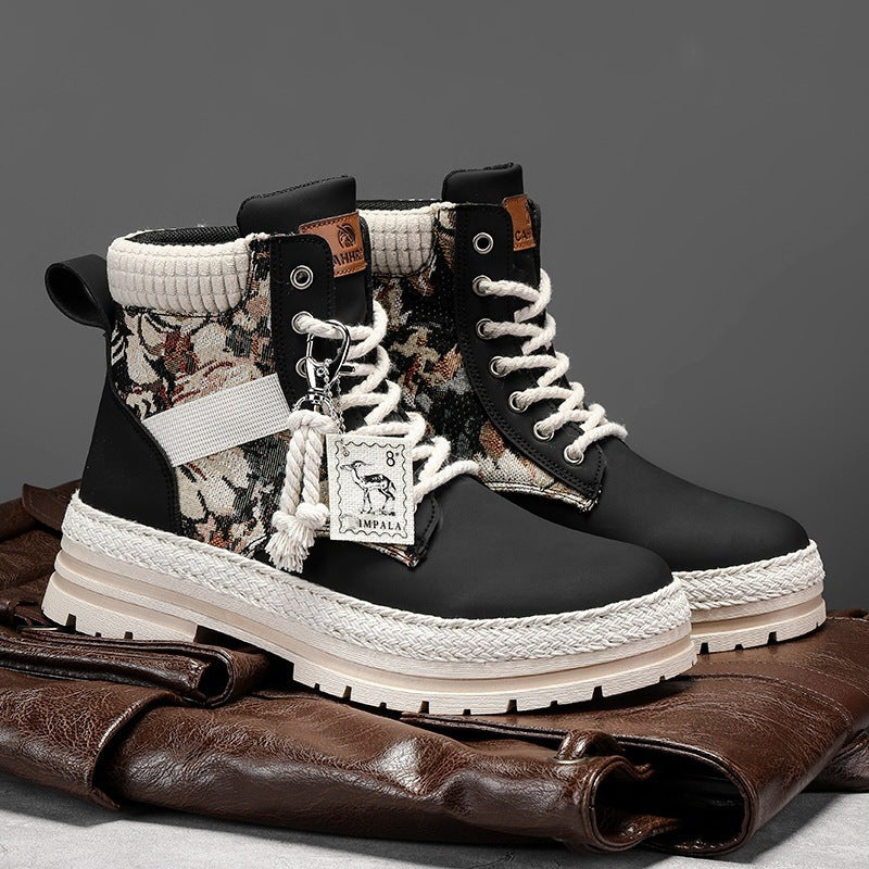 High-top British Style Boots