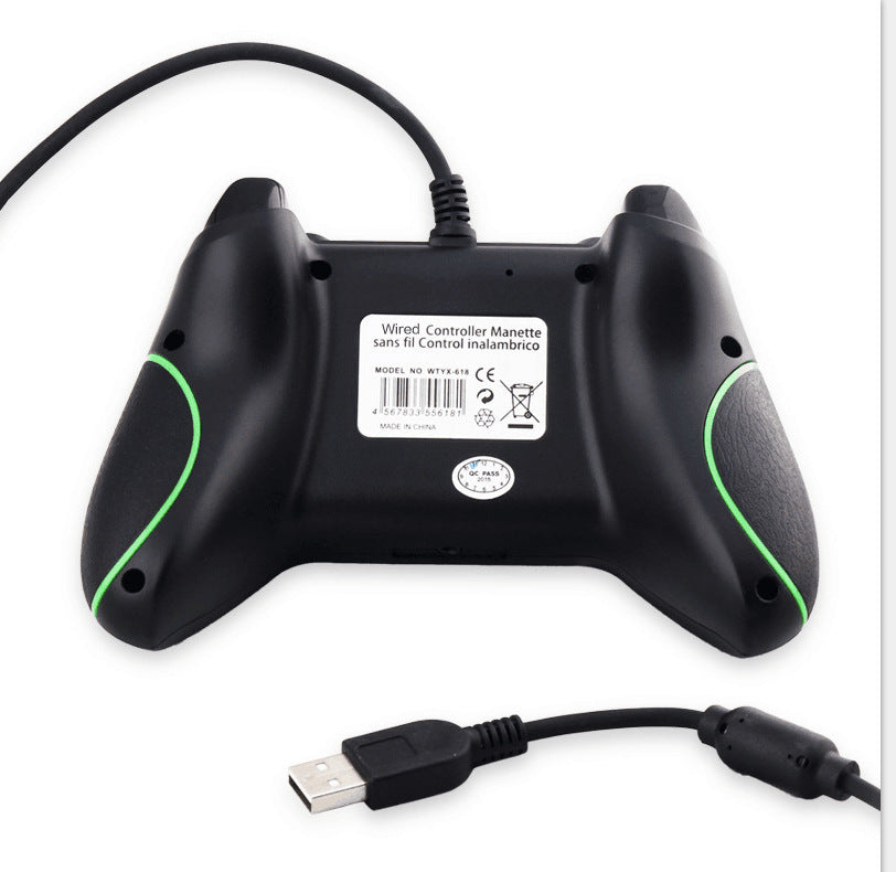 Nieuwe stijl bekabelde USB-game-joystick bekabelde gamecontroller