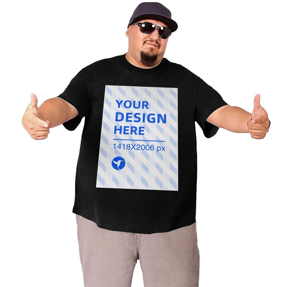 Men's Short Sleeve Plus Size T-Shirt