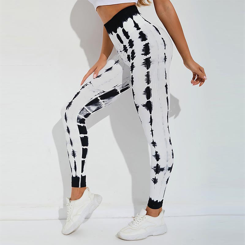 Tie-Dye naadloze sportlegging met hoge taille