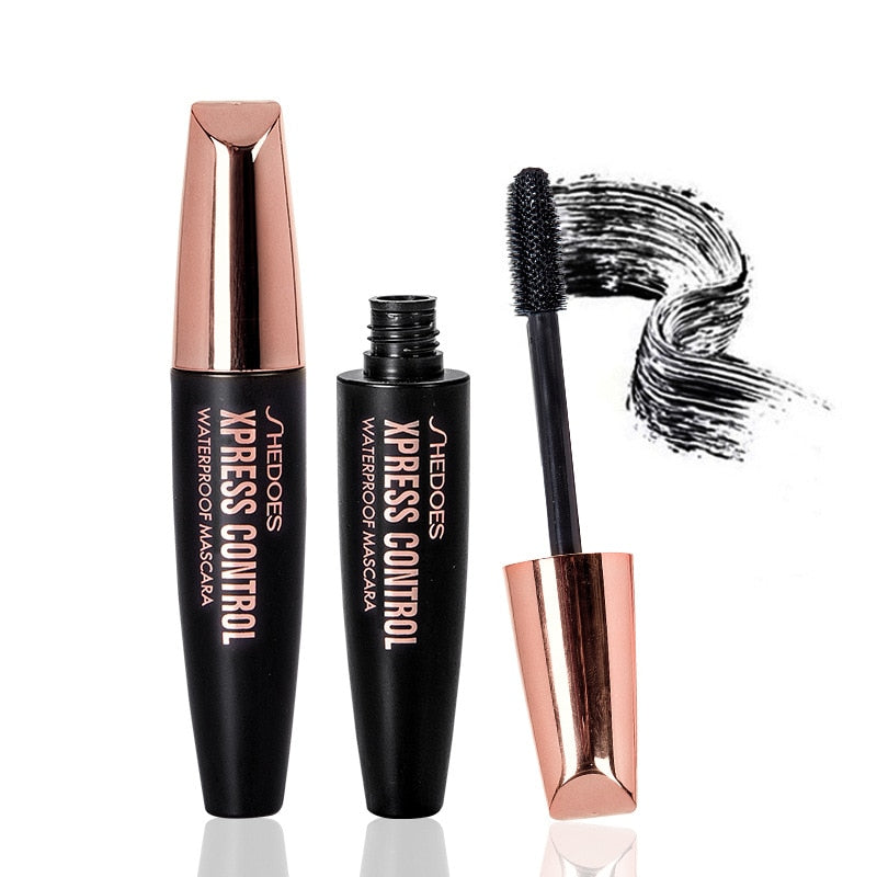 Silk Fiber Waterproof and Easy to Dry Mascara 4D