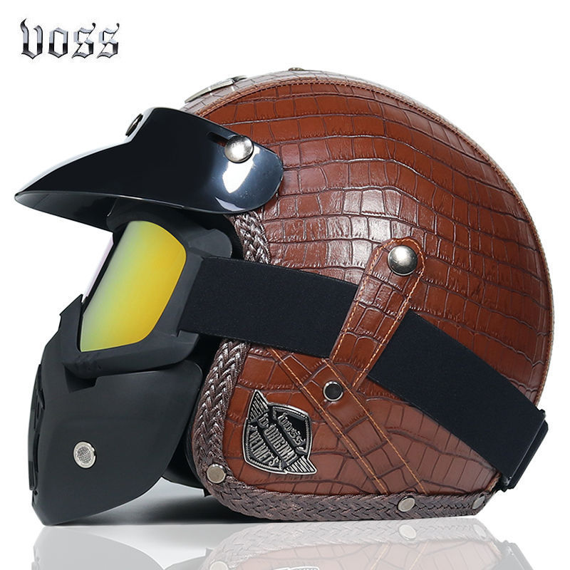 Retro Motorcycle Helmet Male Motorcycle