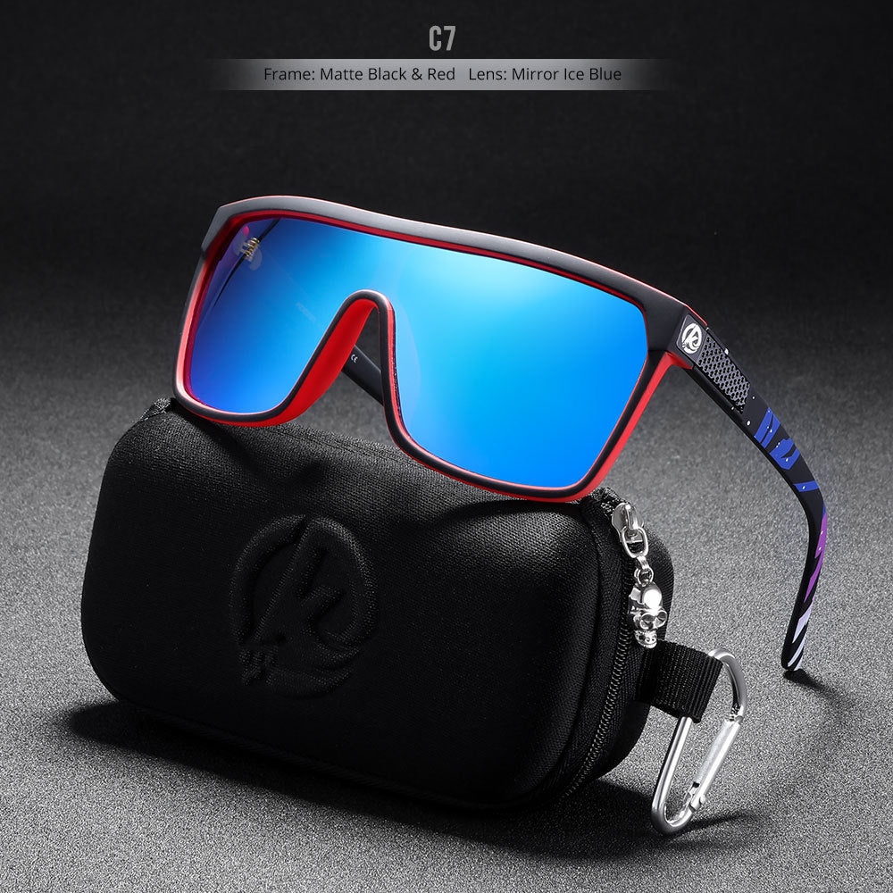 Large Frame Bicycle Polarized Sunglasses