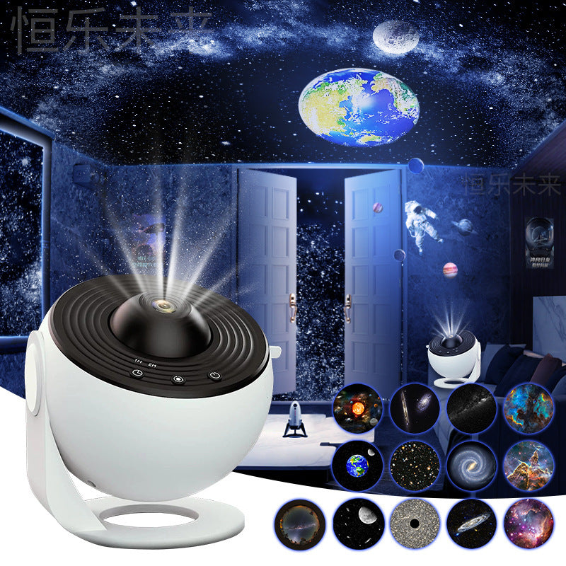 Nachtlampje Galaxy Projector Sterrenhemel Projector 360 Roterende Planetariumlamp Voor Kinderkamer Valentijnsdag Cadeau Bruiloft Deco