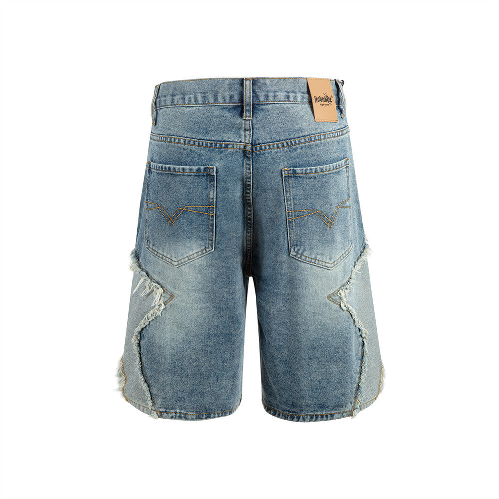 Cat Raw-cut Edges Shorts