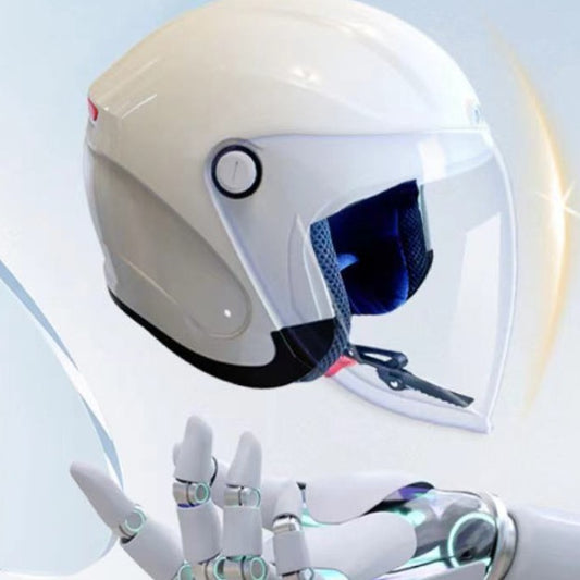 AI Intelligent Voice Bluetooth Motorhelm