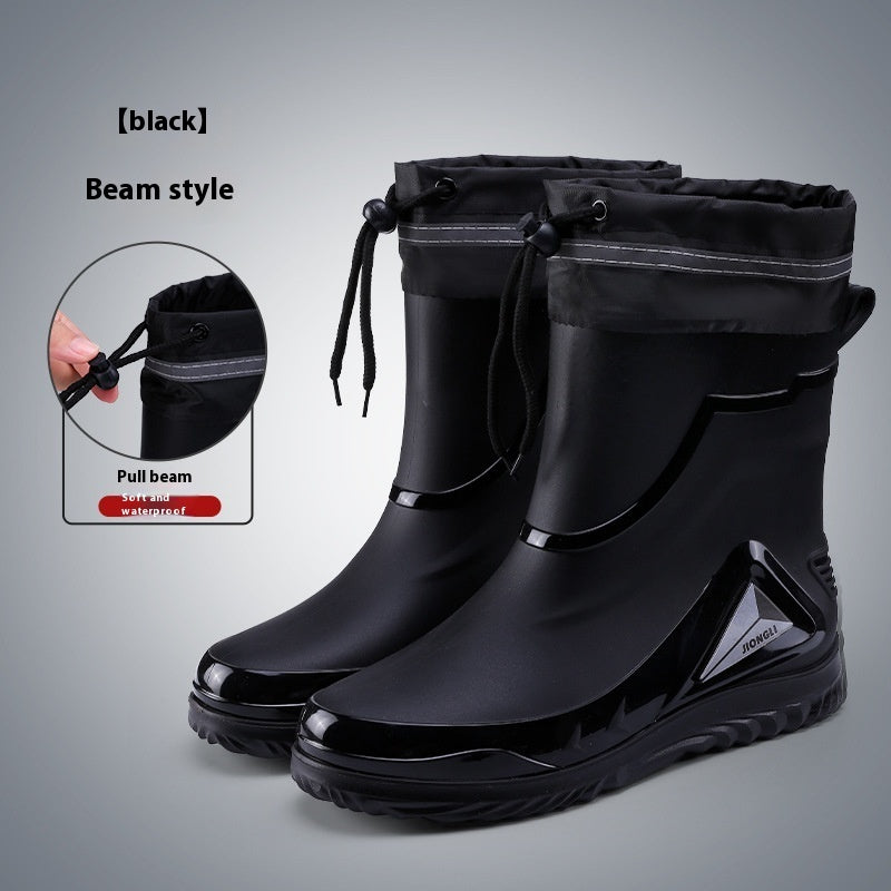 Closed Waterproof Shoes Outdoor Rubber Boots