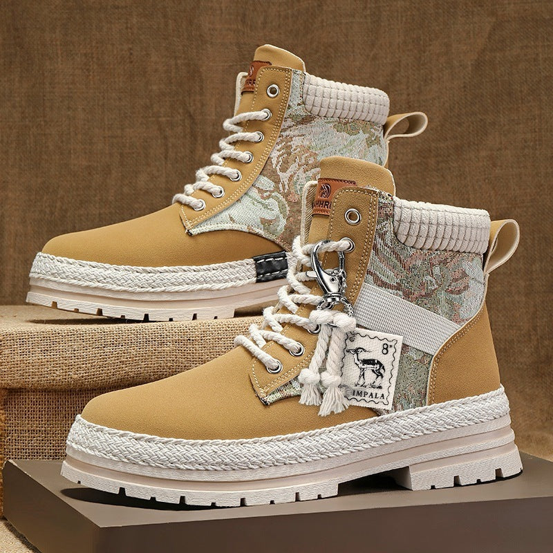 High-top British Style Boots