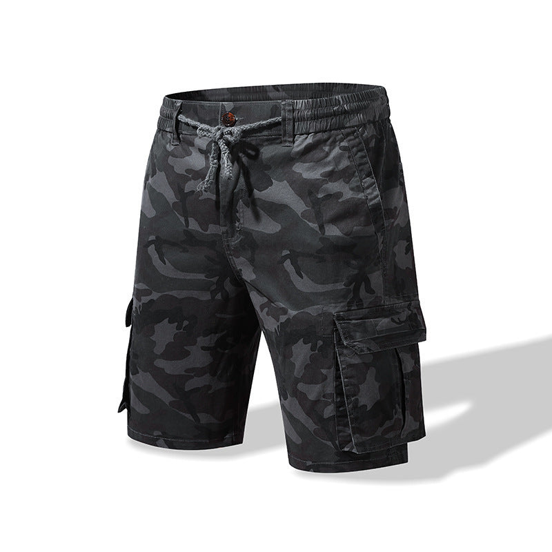 Camouflage shorts met meerdere zakken