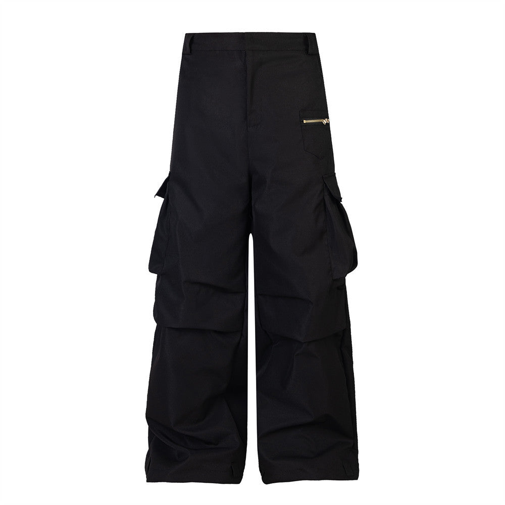 Herenmode Losse Geplooide Paratrooper Overalls