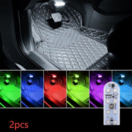 Touch-sensitive Usb Charging Atmosphere Lamp In Car