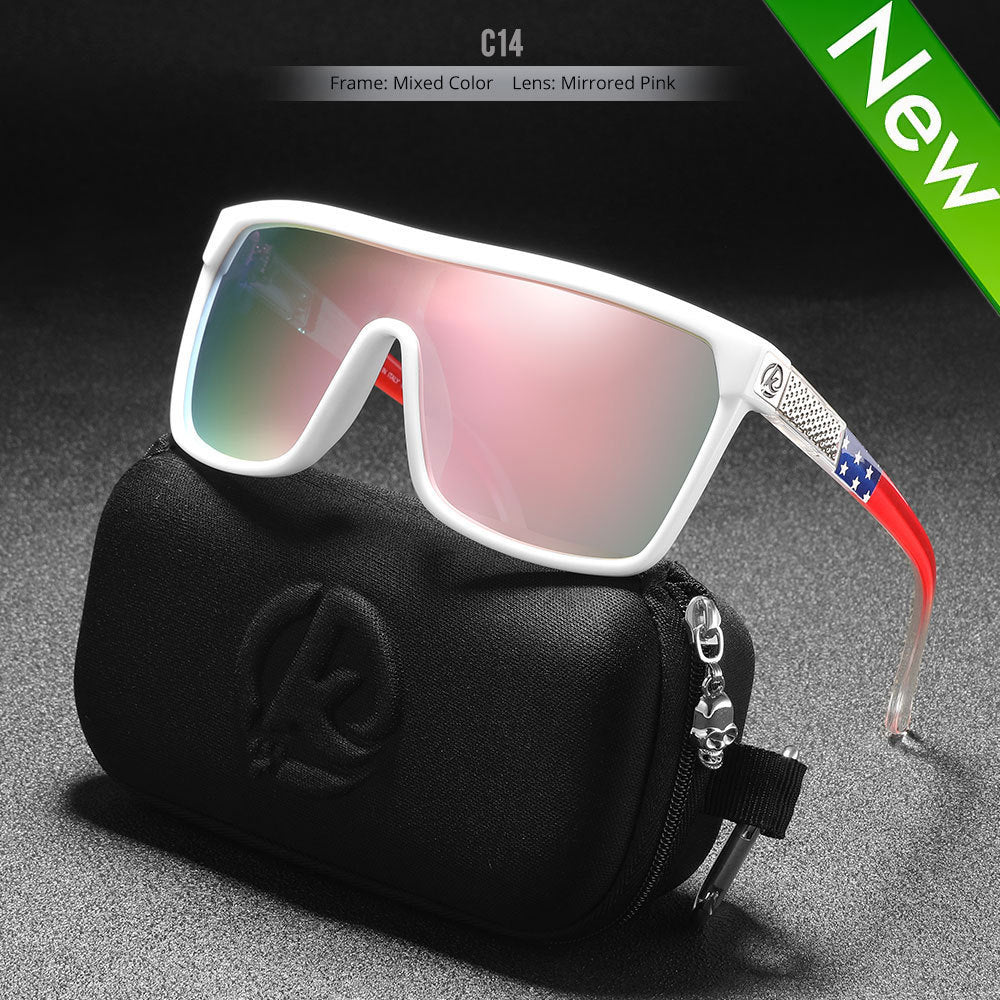 Large Frame Bicycle Polarized Sunglasses