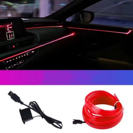 Auto LED Sfeerverlichting Met Auto USB Sole Cab Gap Lichtbalk