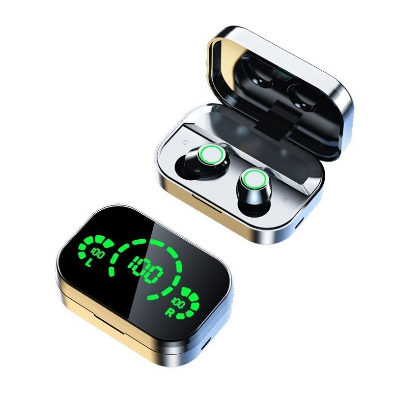 Groot scherm, slim digitaal display, in-ear ademend licht, sport-oordopjes