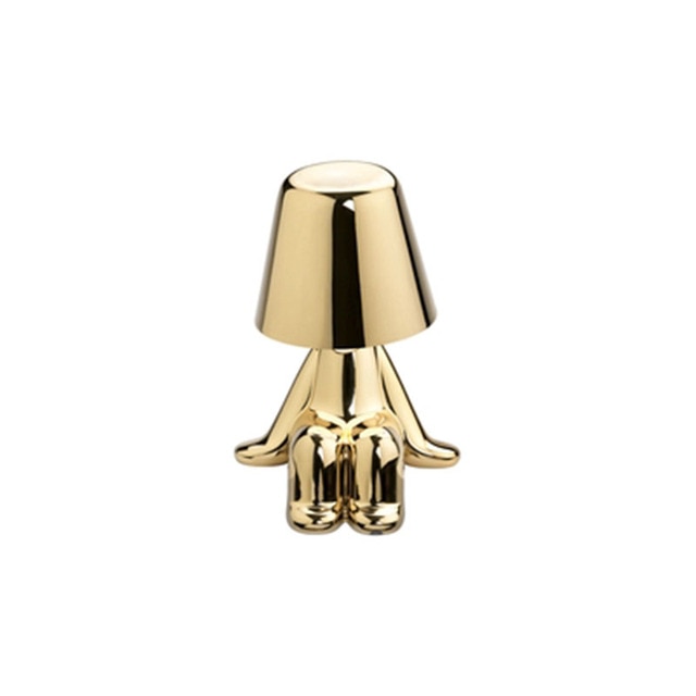 Lampe de table LED Italie Little Golden Man